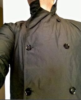 Mens L Nike NSW Trench Rain Coat Jacket Made in Italy Retail $700 Size 