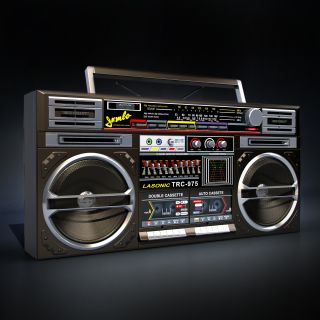 Lasonic TRC 975 Vintage RARE Ghetto Blaster Boombox Stereo Double 