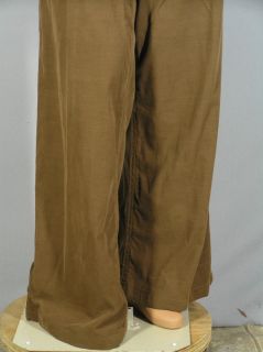 Billy Blues Tight Whale Cord Pants Sz 12 L Corduroy Brown Flap Pockets 