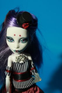   Spectra Vondergeist Custom Doll Black Circus Freak Gothic OOAK