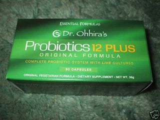 Dr Ohhiras Probiotics 12 Plus 60 Caps w Live Cultures