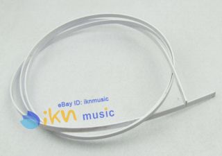   Acoustic Guitar White ABS Material Binding Strip 1650x6x1.5mm M491
