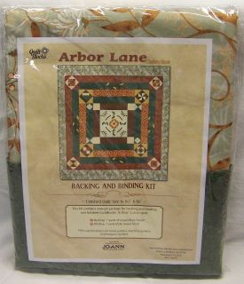 Backing Binding Kit for Jo Ann Arbor Lane Quilt 8 Yards Cotton Fabrics 