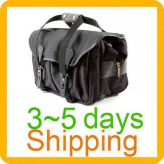 Billingham 335 Camera Shoulder Bag Black w Black Trim
