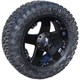18 Black XD Wheels Nitto Trail Grappler LT295 70R18 6x135 6x5 5 Ford 
