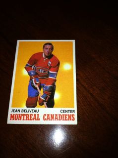   Hockey 3 Cards Montreal Canadiens Beliveau Lemaire Cournoyer