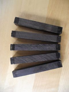African Blackwood pen blanks/billets for wood turning/carving   1 x 1 