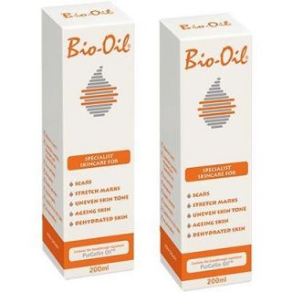 Bio Oil skincare treatment 2X200ml 2X6 8 fl oz scars stretch marks 