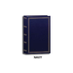   504 Photo Albums Pocket 3 Ring Binder Album 4 x 6 Navy Blue