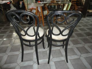   Bentwood Ice Cream Parlor Bistro Chair Chairs Set of Two