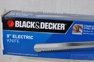 Black Decker EK700 9 inch Electric Carving Knife White