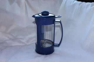 Navy Blue 1000 ml French Press Coffee Maker