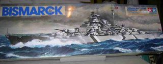 Tamiya 1 350 Bismarck German Battleship Plastic Model