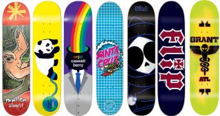 Skateboard PRO DECK BULK LOT 7.5   8 Decks ENJOI ALMOST FLIP AWS 