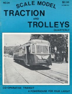    Model Traction Trolleys 24 25 1984 Streetcar Interurban Birney O HO