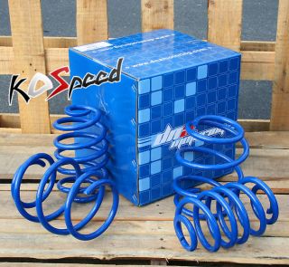 DNA Blue Suspension lowering 1 5 F R Springs 99 05 BMW E46 3 Series 