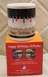 Birthday Candles Mug Lights Up Personalized Will