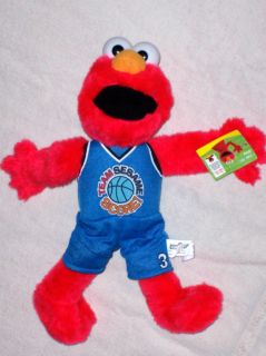    Elmo Team Sesame Street Basketball Plush Stuffed Birthday 20
