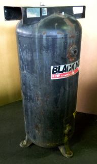 Black Max 60 Gallon Vertical Air Compressor Storage Tank