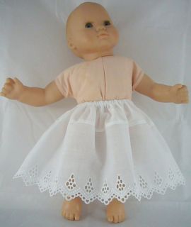 Doll Clothes Fits Bitty Baby Beautiful Eyelet Lace Half Slip Flat Rate 