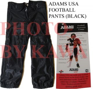 Adams Slotted Football Pants Ydgp 791 Black Youth LRG