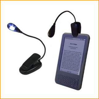 Black Kindle light Clip On LED Book Light For  E book light clip 