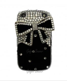 Fits Blackberry Curve 9320 Case 9220 Cover New Bow Diamond Bling 