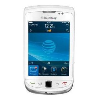 Blackberry 9800 Torch White at T Very Used Smartphone
