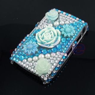 Bling Rhinestone Hard Case for Blackberry Curve 8520 A6