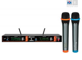 2012 BMB VM82U G3 Dual CH UHF Wireless Microphone System Better Music 