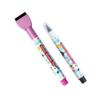   Erase Fine Marker Pens with Eraser Magnet Cap for White Board
