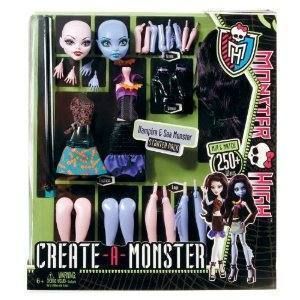 Monster High Create A Monster Vampire Sea Monster Starter Pack NIP New 