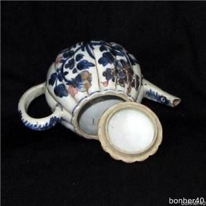 Wonderfull 18thC Blue White Imari Chinese Kangxi Period Porcelain 
