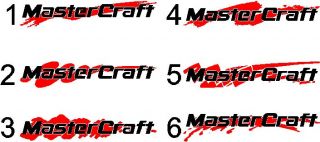 Custom Mastercraft Boat Decals 4x40 5 Add Some Splash