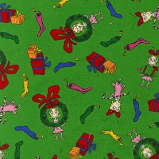 Robert Kaufman Dr Seuss How Grinch Stole Christmas Cindy Lou Green Fat 