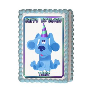 Blues Clues Edible Personalized Cake Image Custom Party