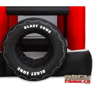 blast zone rock crawler inflatable bounce house