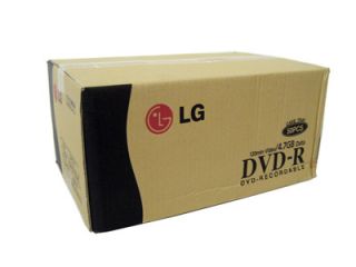 600 LG DVD R 16x Logo Blank Media in Wholesale Box Lot