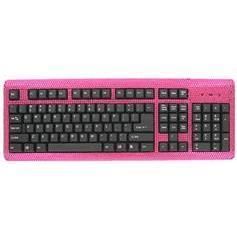 New Hot Pink Bling Rhinestone Computer Keyboard Office Desk Design 
