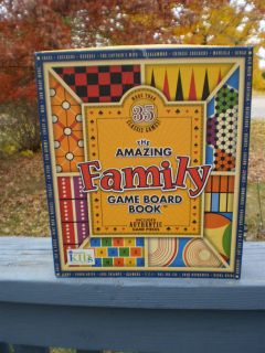 NEW AMAZING FAMILY GAME BOARD BOOK MORE THAN 35 CLASSIC GAMES 