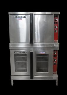 USED BLODGETT DOUBLE CONVECTION OVEN   MARK VIII   ELECTRIC   220V