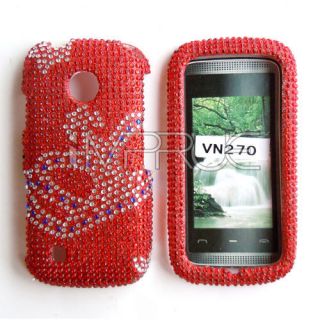 LG Cosmos Touch VN270 Shiny Bling Shell Case USA V23 13