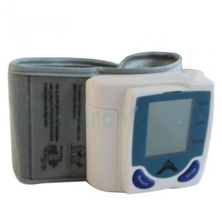   Digital Memory Wrist Blood Pressure Monitor Heart Beat Meter US