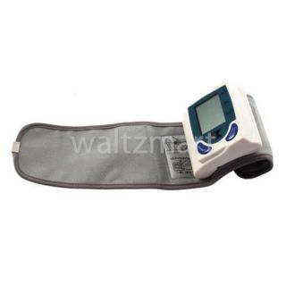 Digital LCD Wrist Arm Blood Pressure Monitor Heart Beat Rate Pulse 