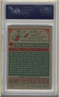 Bob McAdoo 1973 Topps 135 Rookie RC PSA 9 Only One Higher