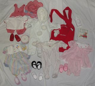 American Girl 15 Bitty Baby Doll Clothes Bloomers Shoes Lot 6 Outfits 