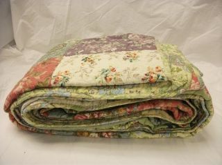 Greenland Home Bedding Blooming Prairie Quilt Sets Full Queen Size 