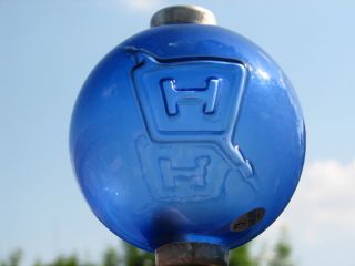  Blue Harger Lightning Rod Ball