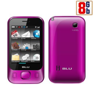 New Blu Hero TV S190 Pink 8GB Touchscreen Dual Sim Unlocked GSM 