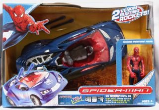 Spiderman Spider Man Spider XR 1 Battle Car Blue